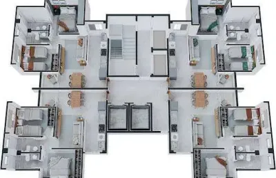 Apartamento com 2 quartos à venda no Imbaúbas, Ipatinga 