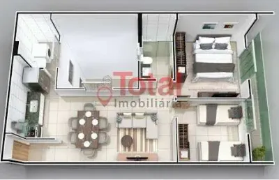 Apartamento com 2 quartos à venda no Eldorado, Timóteo 