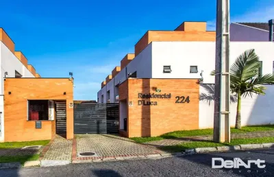 Sobrado em condominio triplex  - totalmente mobiliado - a 01 quadra do parque do atuba - 147,00m2 - r$ 800.000