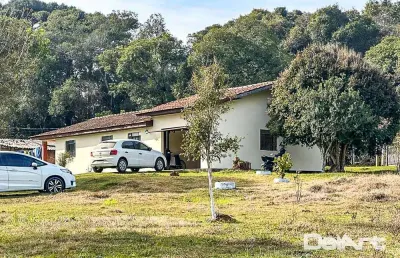 Chácara com 15.000m2 - a 2.5km da prefeitura de rio negro/seminário - casa c/ 120,00m2