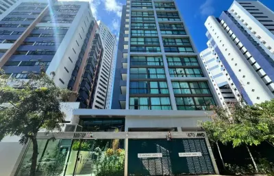 Flat com 1 quarto à venda na Rua Tenente João Cícero, 470, Boa Viagem, Recife