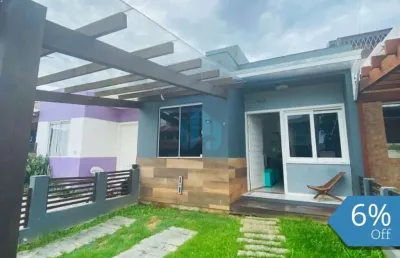 Casa toda mobiliada próxima ao centro e das mais belas praias de garopaba!