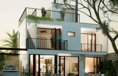 Belas casas localizadas no condomínio la pedrera, na praia da barra, em garopaba!
