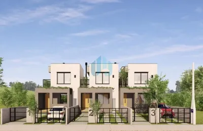 Belos sobrados no residencial abacateiro, loteamento parque garopaba, ambrósio | garopaba - sc