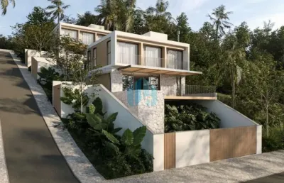 Bela casa no residencial santa monica, loteamento panorâmico, centro | garopaba - sc