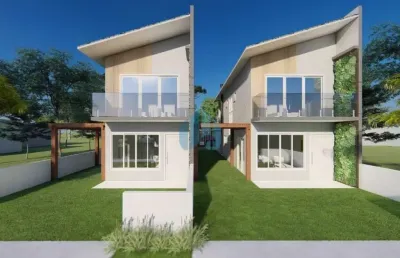 Belas casas localizadas no loteamento quinta das palmeiras, campo duna | garopaba - sc