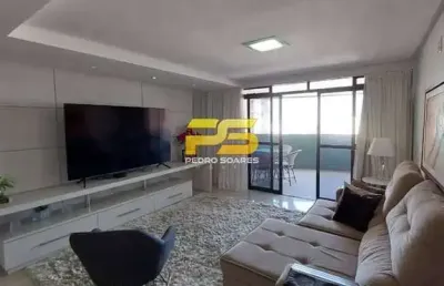 Vendo lindo apartamento de 214m2 a apenas 150m da praia de tambaú!