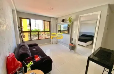 Flat 41 mts² com 01 quarto por 400 mil reais em manaira