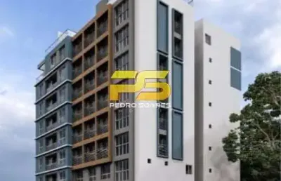 Flat/loft/estúdio com 1 quarto, bessa - joão pessoa
