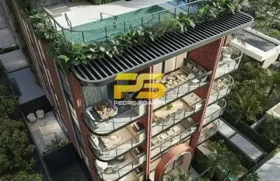 Apartamento com 2 quartos à venda, cabo branco - joão pessoa
