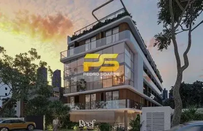 Flat/loft/estúdio com 1 quarto à venda, cabo branco - joão pessoa