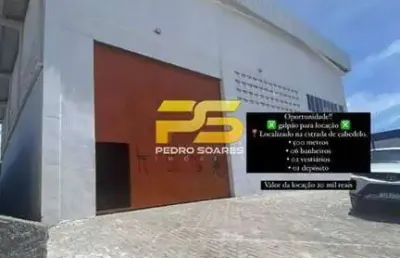 Barracão / Galpão / Depósito para alugar na Rua do Mero, S/N, Poço, Cabedelo