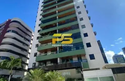 Apartamento para locação em manaíra - 150m2 | 3 suítes| mobiliado