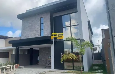 Casa em condomínio fechado com 3 quartos à venda, muçumagro - joão pessoa