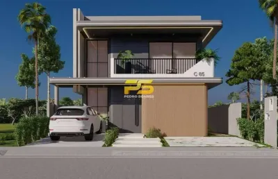 Casa de condomínio com  4 suites, muçumagro - joão pessoa