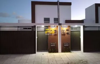 Casa geminada com 2 quartos à venda, gramame - joão pessoa
