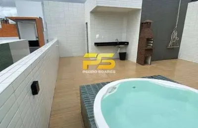 Cobertura com 2 quartos à venda, bancários - joão pessoa