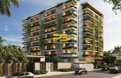 Flat/loft/estúdio com 1 quarto à venda, cabo branco - joão pessoa