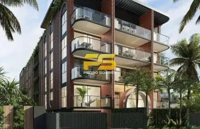 Flat/loft/estúdio com 1 quarto à venda, cabo branco - joão pessoa