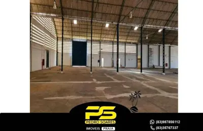 Galpão para alugar, 6000 m² por r$ 60.000/mês - distrito industrial - joão pessoa/pb