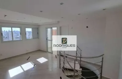 Apartamento duplex para compra, 83 m², bairro casa branca, santo andré/sp.