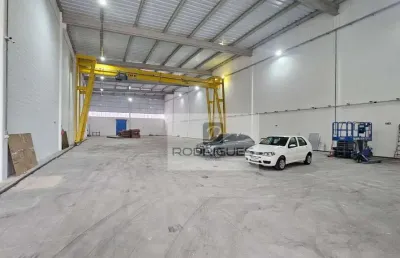 Galpão para alugar, 1537 m² por r$ 44.000,00/mês - planalto - são bernardo do campo/sp
