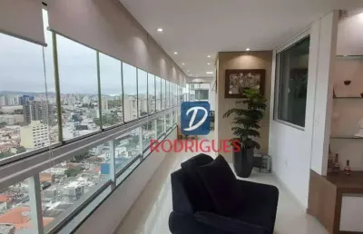 Apartamento com 3 dormitórios para alugar, 190 m² por r$ 9.500/mês - jardim do mar - são bernardo do campo/sp