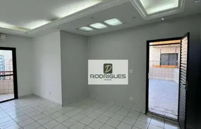 Cobertura com 2 dormitórios à venda, 121 m² por r$ 550.000,00 - vila assunção - praia grande/sp