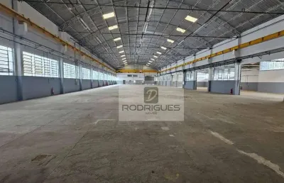 Galpão para alugar, 3761 m² por r$ 80.000,00/mês - campanário - diadema/sp