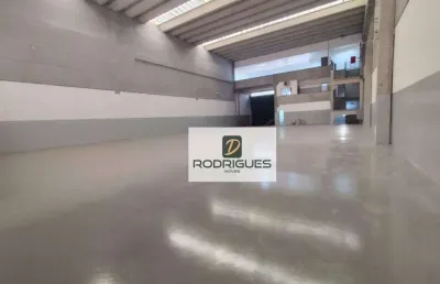 Galpão para alugar, 905 m² por r$ 28.000/mês - jardim portinari - diadema/sp