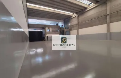 Galpão para alugar, 905 m² por r$ 28.000/mês - jardim portinari - diadema/sp
