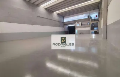 Galpão para alugar, 905 m² por r$ 28.000,00/mês - jardim portinari - diadema/sp