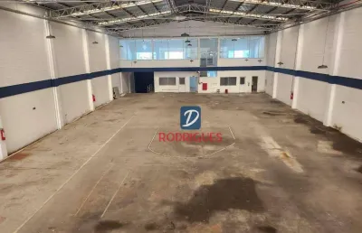 Galpão para alugar, 1069 m² por r$ 27.780,00/mês - jardim ruyce - diadema/sp