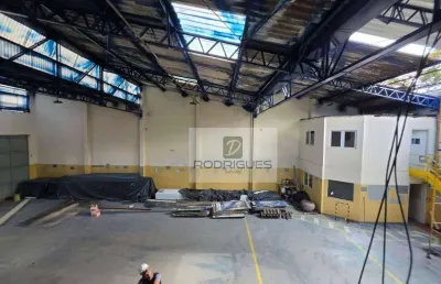 Galpão para alugar, 600 m² por r$ 13.000,00/mês - canhema - diadema/sp