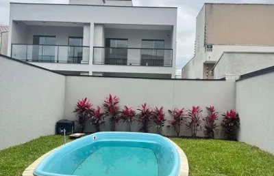 Sobrado 3 quartos (1 suíte) 3 banheiros com 252,56m² r$700, à venda canoas (pr)