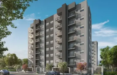 Venda - residencial kalmar apartamentos com sacada no centro de estância velha