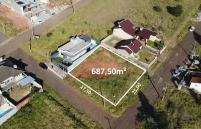 Venda - terreno de esquina no bairro bela vista em estância velha