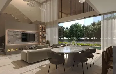 Casa em condomínio fechado com 4 quartos à venda na rua ivo josé rebello, 610, santa regina, camboriú, 340 m2 por r$ 3.600.000
