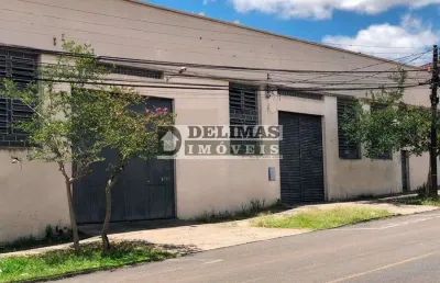 Barracão/galpão com 1.386 m² de área total no centro - ponta grossa