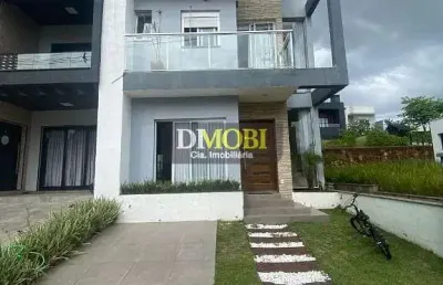 Sobrado com 3 dormitórios para alugar, 152 m² por r$ 7.997,00/mês - primavera - gravataí/rs