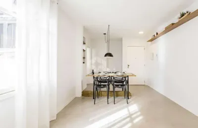Apartamento a venda de 01 dormitório, com area fechada, 52mts , bairro são joão