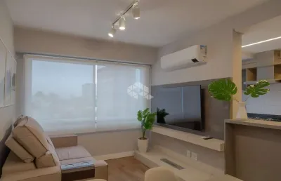 Apartamento a venda de 1 dormitório, com vaga, mobiliado, ao lado da puc.