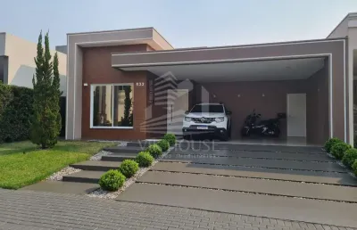 Casa térrea mobiliada à venda no condomínio residencial safira