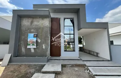 Casa no loteamento vale verde com 02 quartos, sendo 01 suíte no bairro bela vista em palhoça - sc