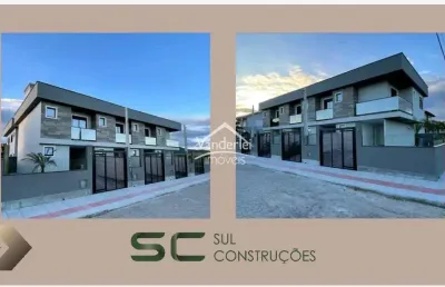 Sobrado com 02 quartos, sendo 02 suíte na praia do sonho  em palhoça - sc