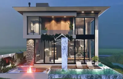 Casa 366m² no condomínio reserva da pedra com 04 suites  no bairro pedra branca em palhoça - sc