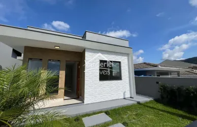 Casa no lot vale verde com 03 quartos, sendo 01 suíte no bairro bela vista em palhoça - sc