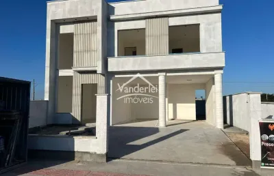 Casa duplex no lot villa toscana com com 03 quartos, sendo 01 suíte no bairro nova palhoça em palhoça - sc
