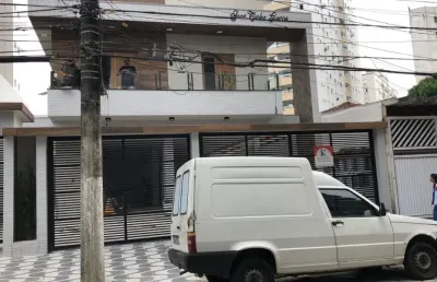 Sobrado novo  em condominio - vila guilhermina - praia grande