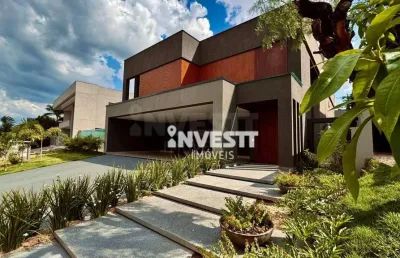 Sobrado alto padrão com 5 suítes à venda no residencial alphaville ipês - goiânia/go